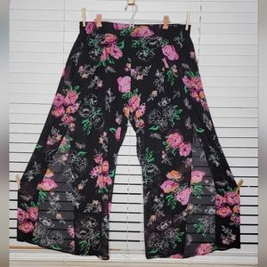 Torrid Chiffon Split Leg Pants